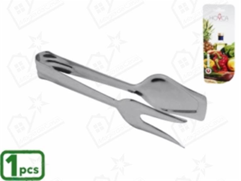 Pinça Inox Servir Blister