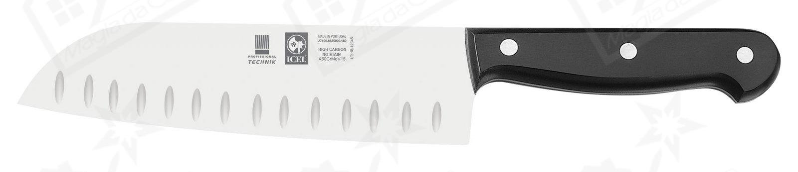 Faca Santoku Alveolos Icel 8685.18