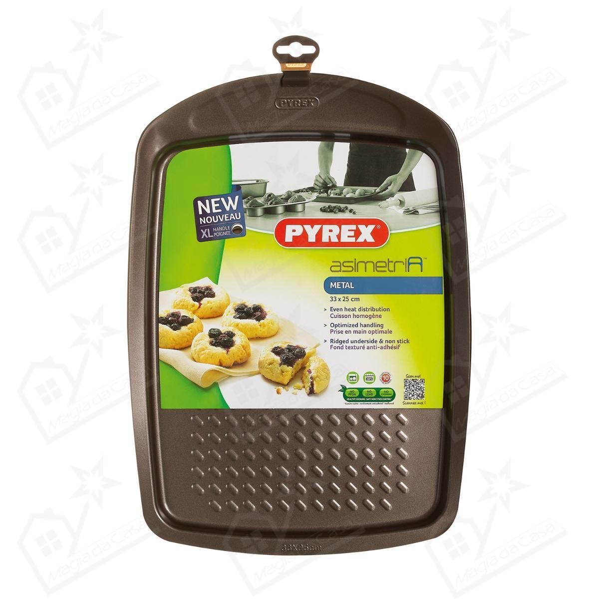 Bandeja Forno 33x25cm Asimetria Pyrex