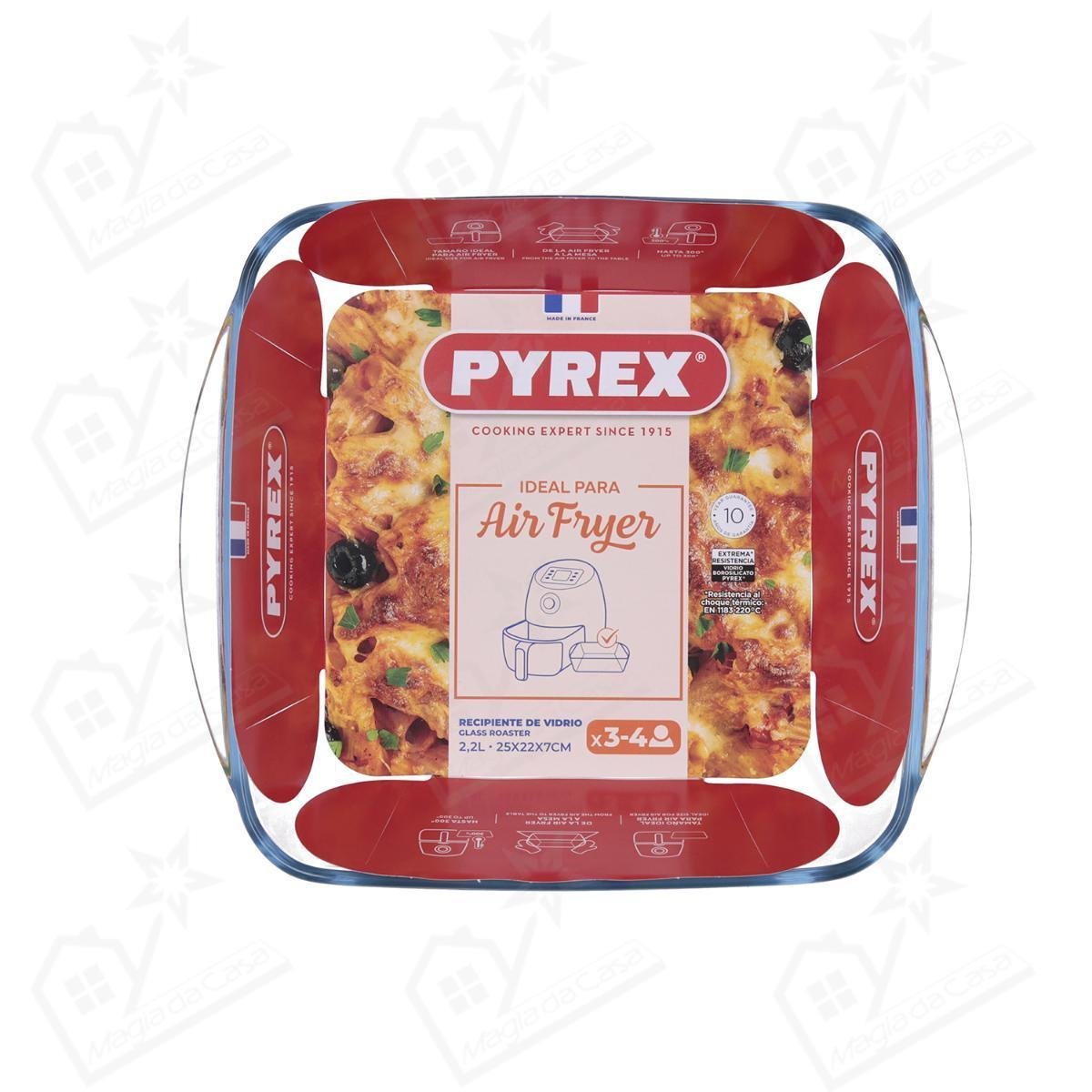 Pyrex Quadrado 25x22cm AirFryer