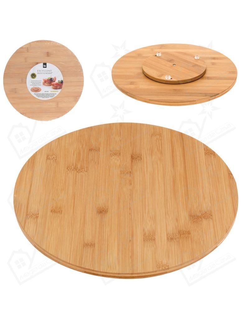 Tabua Giratoria 24500736 Susan 35cm Bambu