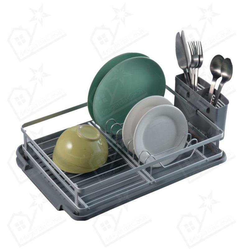 Escorredor Louça Aluminio 49,5x31cm Transafrica