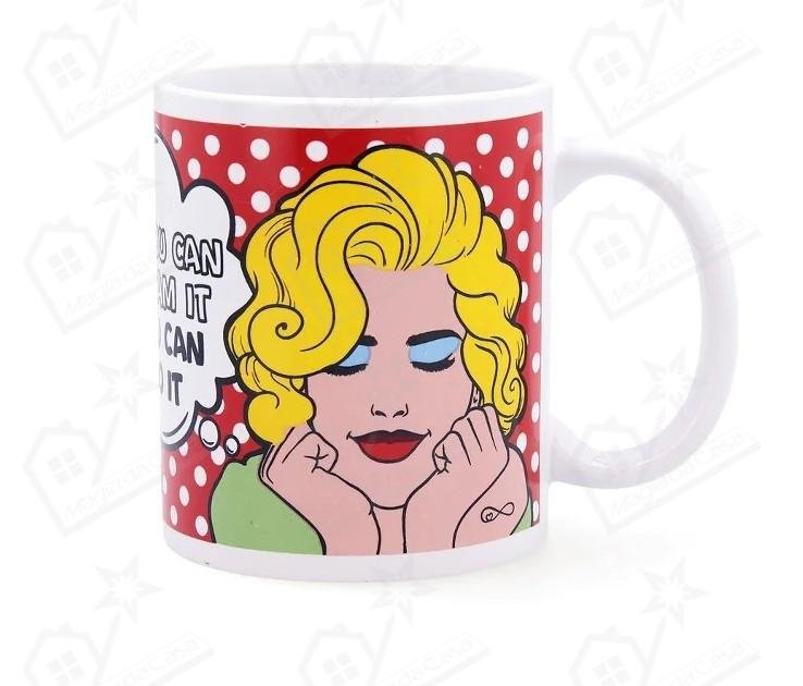 Caneca 33cl Pin Up Comic Quid