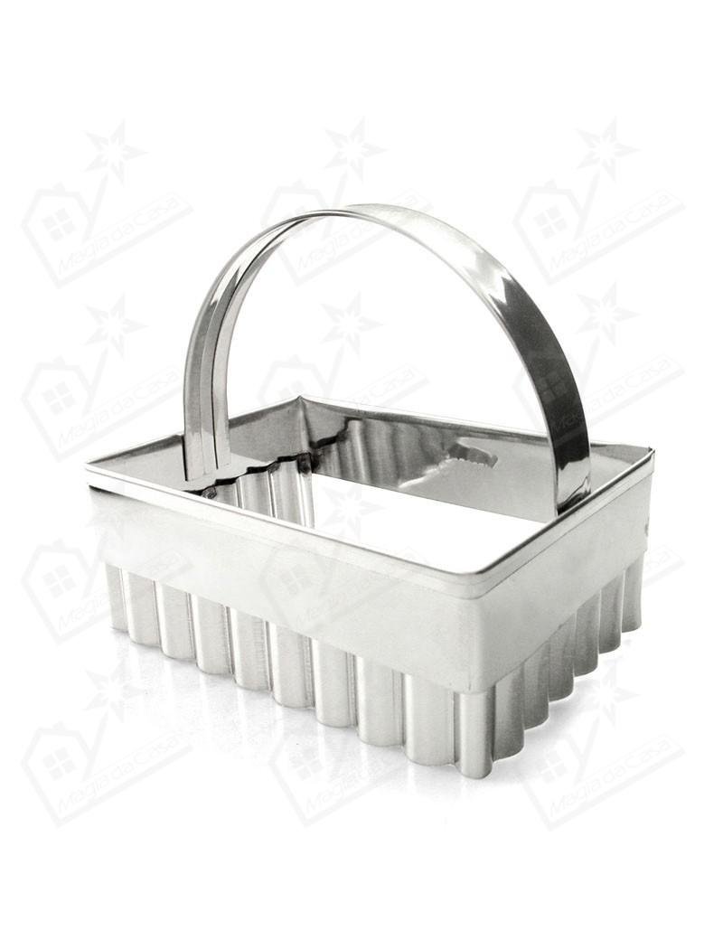 Corta Rissol 2 Rectangular 8x6 Inox