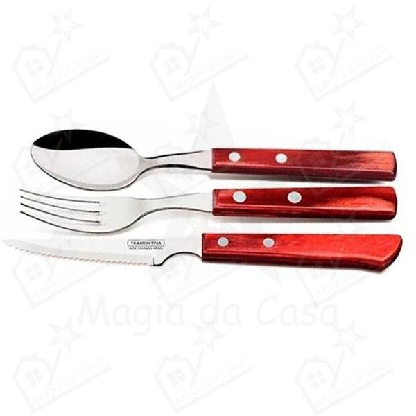 Conjunto 6 Facas Mesa Polywood