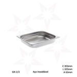 Contentor GN 2/3 65mm 5,5L Aço 201 Lizotel