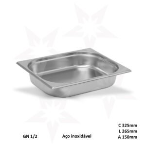 Contentor Inox GN 1/2 15cm First Pujadas